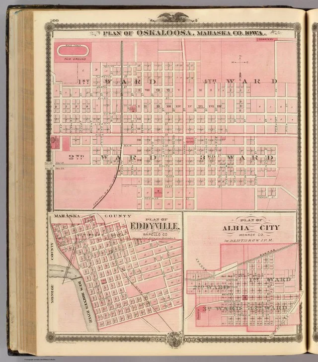 Zoomable full resolution image available at davidrumsey.com . This image 0018.170 is a part of image group 0018.000 . Col. lithographed map, with 2 insets. Show wards, tracts, blo...