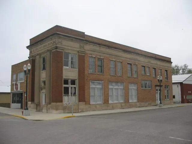Old bank in Fonda (Iowa)