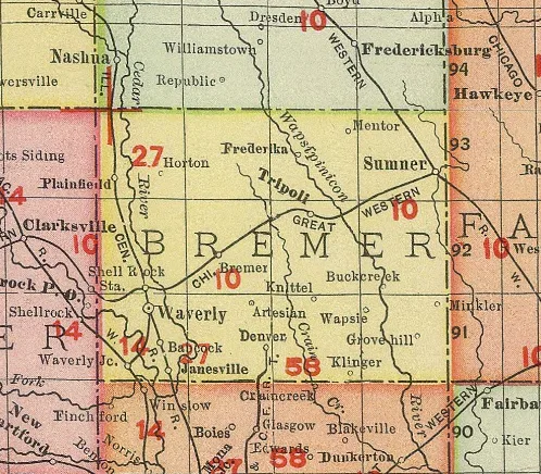 Bremer County, Iowa, in 1903