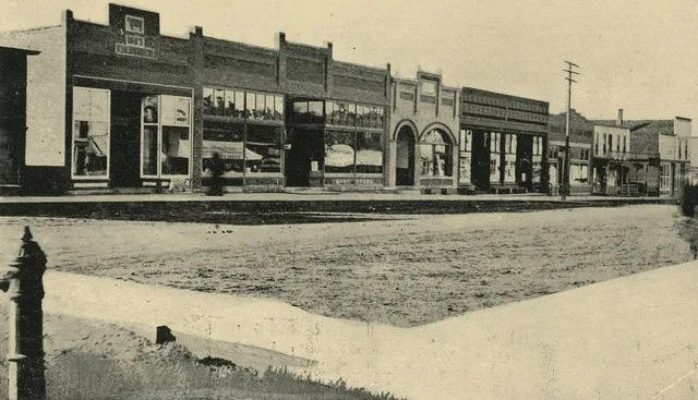 Main Street, Hubbard, Iowa, 1920