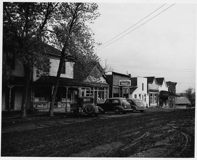 Scope and content: Full caption reads as follows: Shelby County, Iowa. The village of Irwin is the center of a community -- village and hinterland -- including most of four townsh...