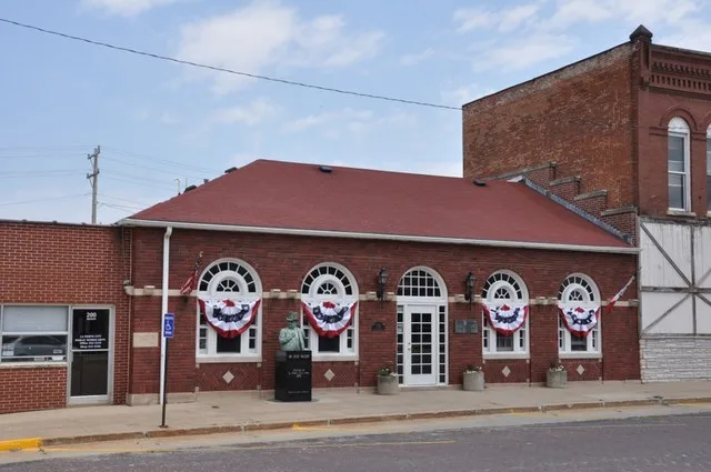 The City Station (i.e. city hall) in La Porte City, Iowa .