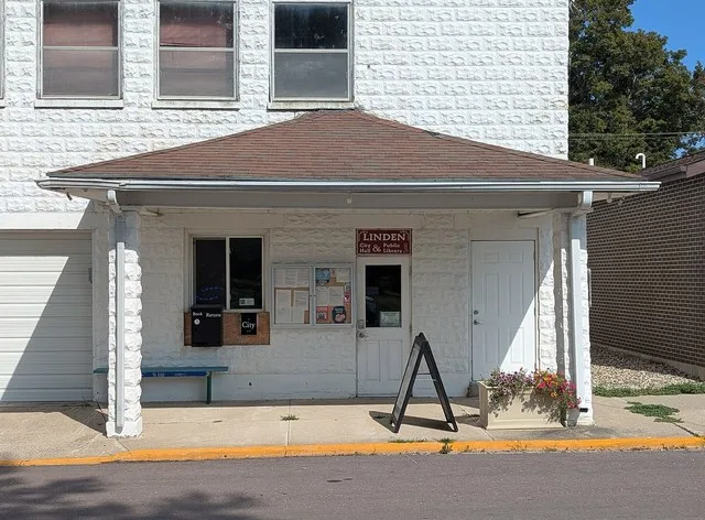 The City Hall and Library of Linden, Iowa