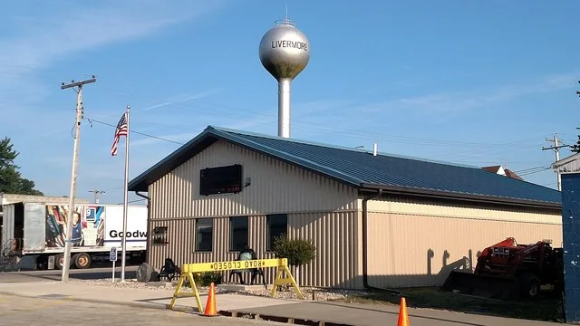 City Hall in Livermore, IA
