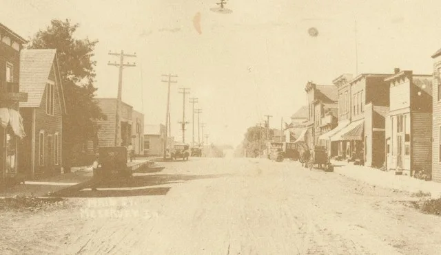 Main Street, Meservey, Iowa, 1900