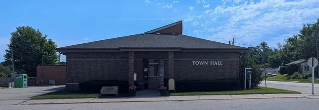 Mingo, Iowa Town Hall (which has the town library in the basement)