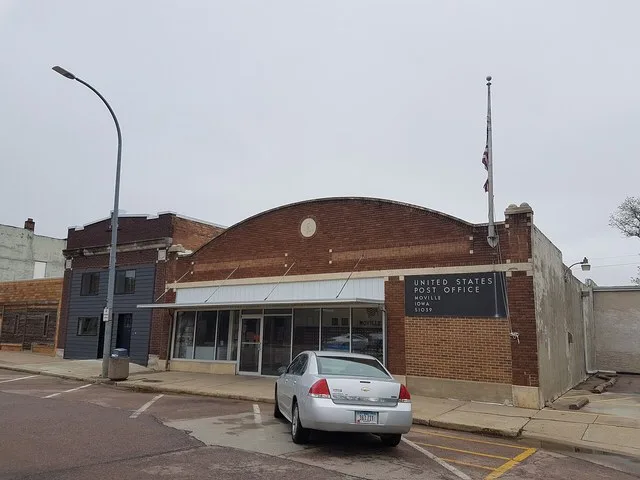 A post office that is located in the city Moville, Iowa.