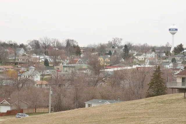 View of Oxford, Iowa