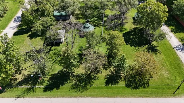 A city park in Pleasanton, Iowa