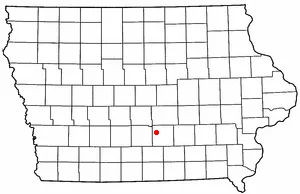 Adapted from Wikipedia's IA county maps by Seth Ilys.