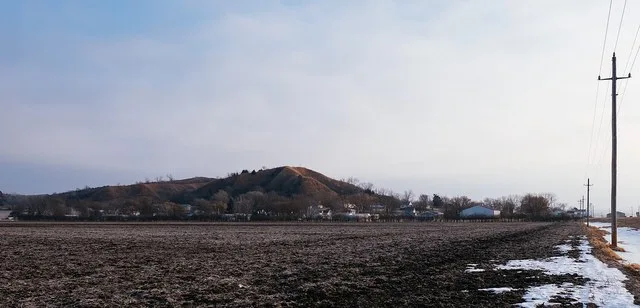 Turin at the base of the Loess Hills
