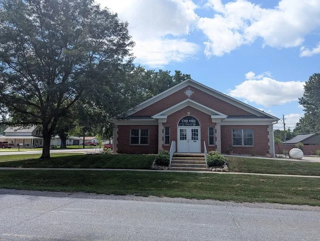 The City Hall of Van Meter, Iowa