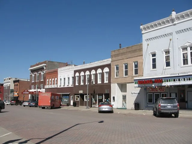 West Liberty, Iowa , including much of the NRHP -listed West Liberty Commercial Historic District .