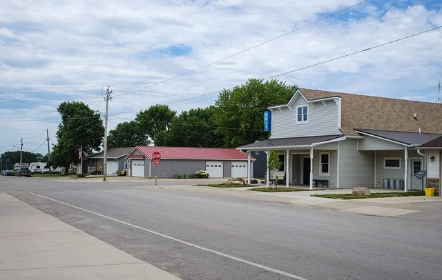 Looking west on 260th Street.