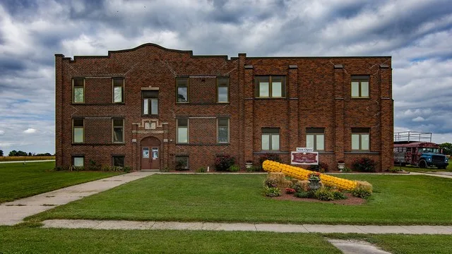 Williamson School Front (South face) Williamson Iowa NRHP 98000374