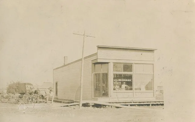 Main Street, Woden, Iowa, 1908