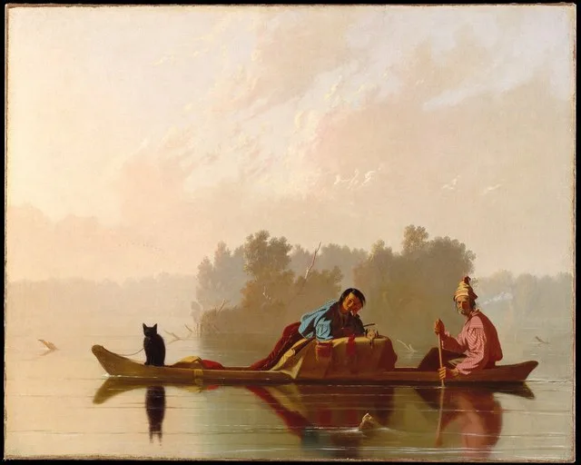 Fur Traders Descending the Missouri | George Caleb Bingham American, Augusta County, Virginia 1811–1879 Kansas City, Missouri