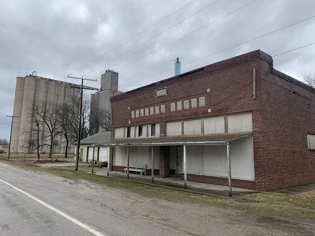 Main Street in Bartlett, Kansas