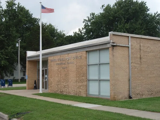 U.S. Post Office in Burlingame, Kansas, United States