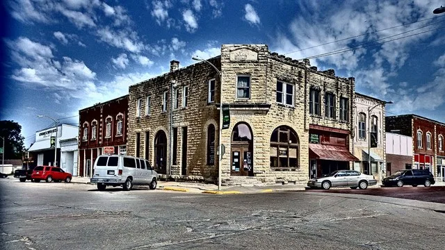 Business District Chapman Kansas