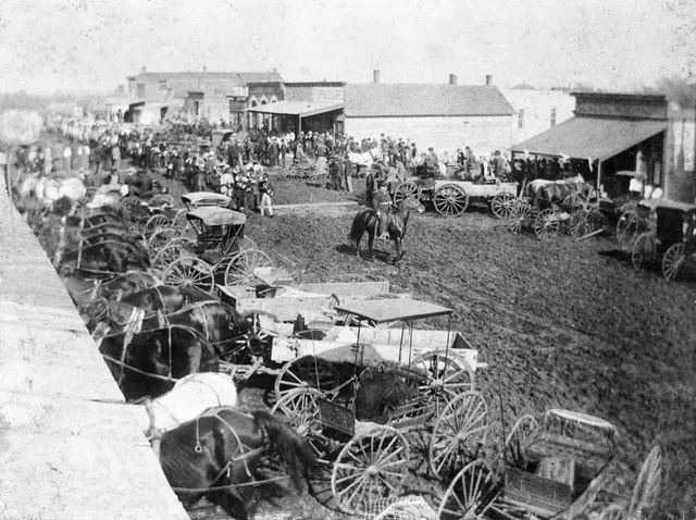 Fourth of July parade in Eskridge, Kansas.