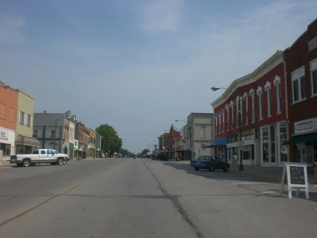 Main street in Eureka, Kansas