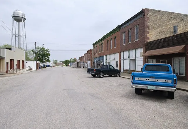 Downtown Greeley, KS.