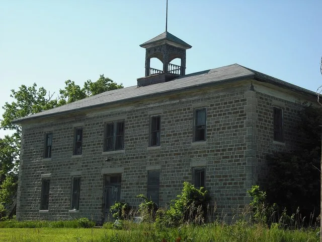 The old Havensville School in Havensville, Kansas.