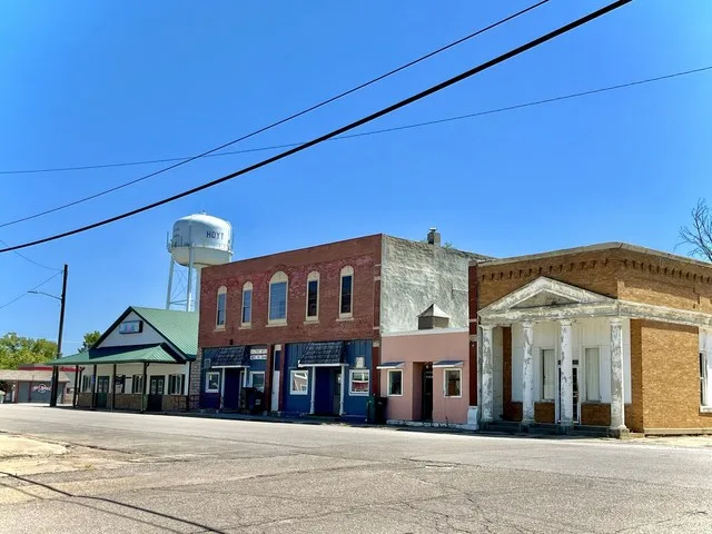 Hoyt Business District. South side of E 4th Street.