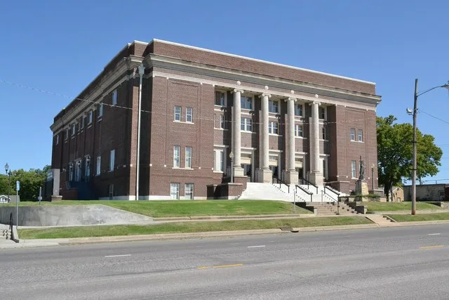Memorial Hall in Independence, KS. Listed on the national Register of Historic Places.