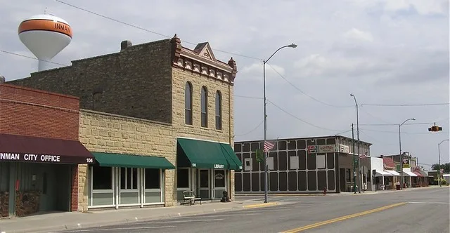 Main Street in Inman, Kansas, May 27, 2012.