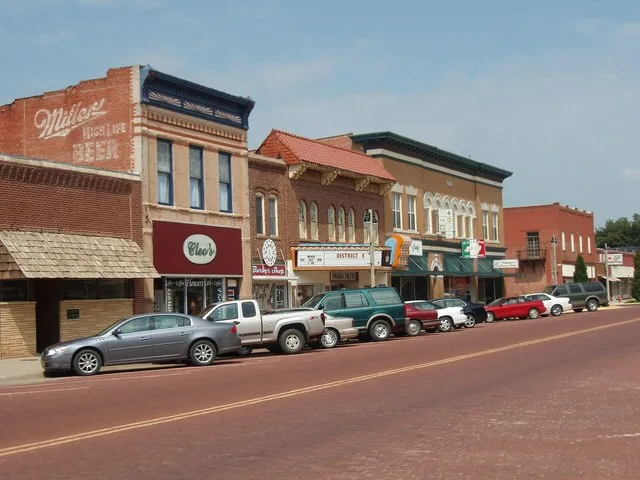 Business District in Kingman, Kansas