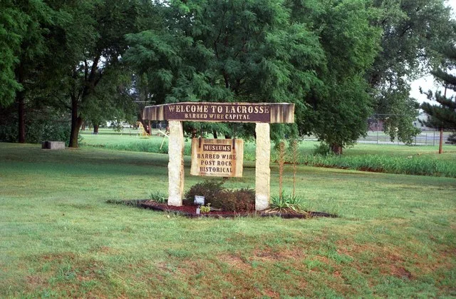 Welcome Sign La Crosse Kansas