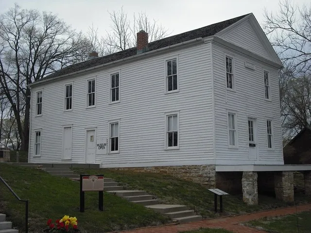 Constitution Hall in Lecompton, Kansas. This is a better picture than the previous one I took.