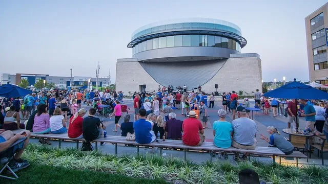 Events are commonly held at the new Lenexa civic campus