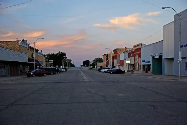 Small town evening This is an image of a place or building that is listed on the National Register of Historic Places in the United States of America . Its reference number is 100...