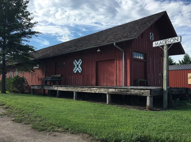 ATSF depot in Madison, Kansas