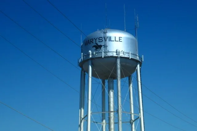 Watertower in Marysville, Kansas