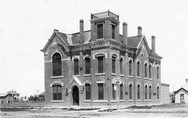 Courthouse in Meade, Kansas.