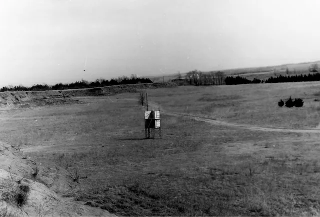The natural amphitheater at the Medicine Lodge Peace Treaty Site, Medicine Lodge, Kansas. This is an image of a place or building that is listed on the National Register of Histor...