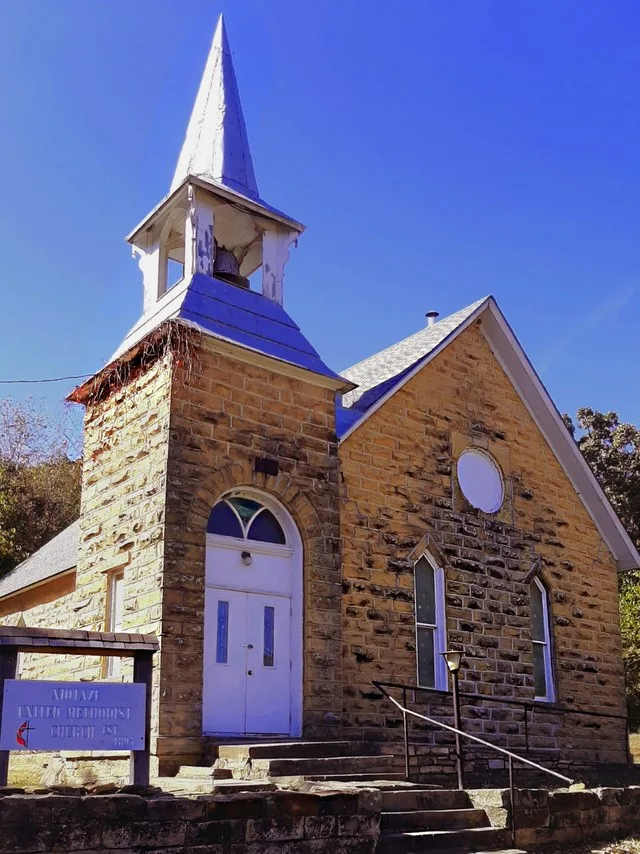 Historic Niotaze Methodist Episcopal Church in Niotaze, Kansas