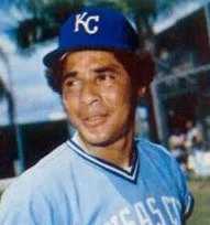 Professional baseball player Amos Otis