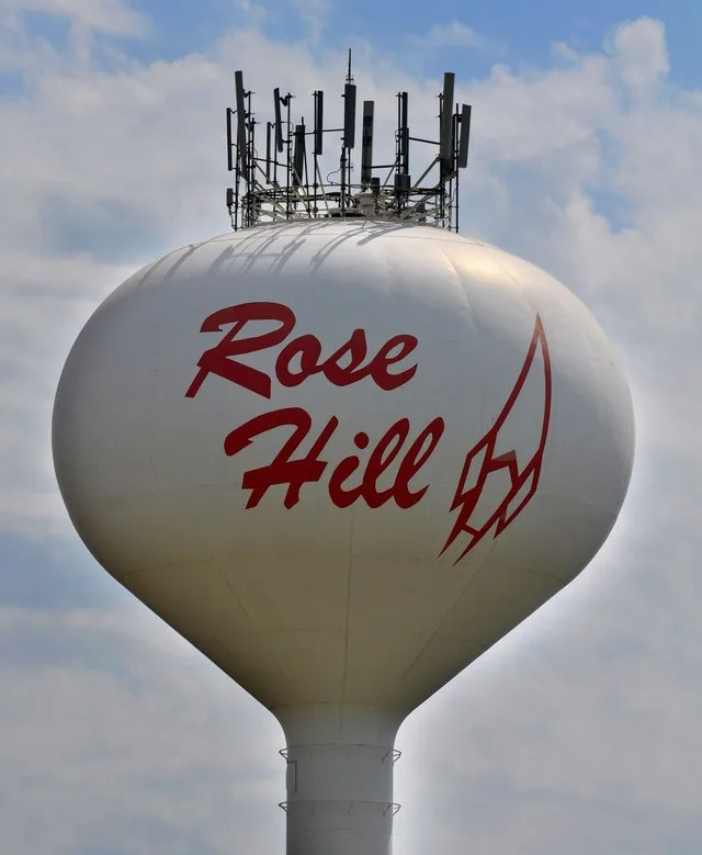Rose Hill Kansas Water Tower