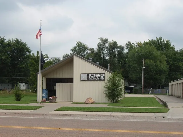 U.S. Post Office in Scranton, Kansas, United States