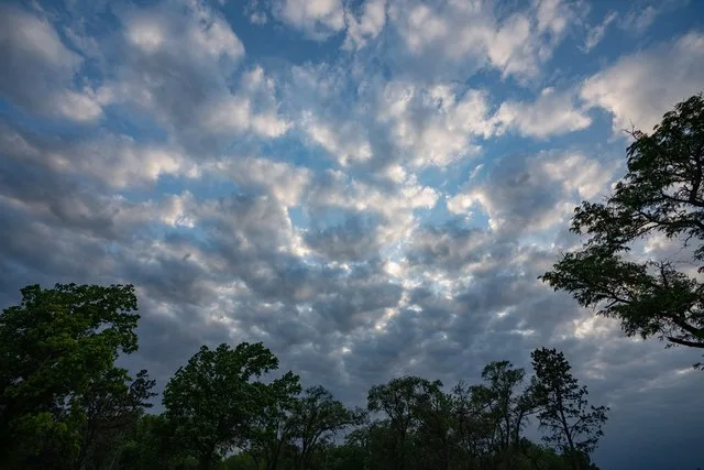 Evening Sky in Solomon Kansas