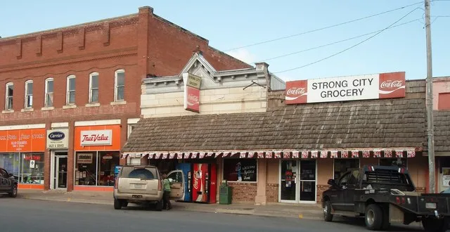Grocery and Hardware Store in Strong City, Kansas