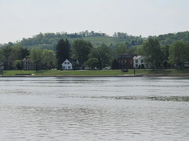 View of Augusta, Kentucky from the Ohio River