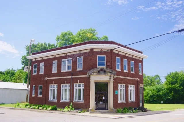 The old Union Bank building (now City Hall) in Berry, Kentucky, United States.