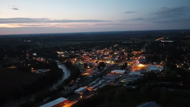 This is a photo of Cynthiana Kentucky at sunset.