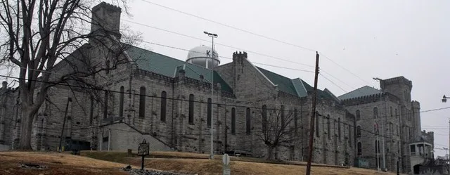 The Kentucky State Penitentiary in Eddyville, Kentucky , nicknamed "The Castle on the Cumberland"